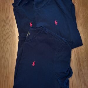 3 men's Polo t-shirts black